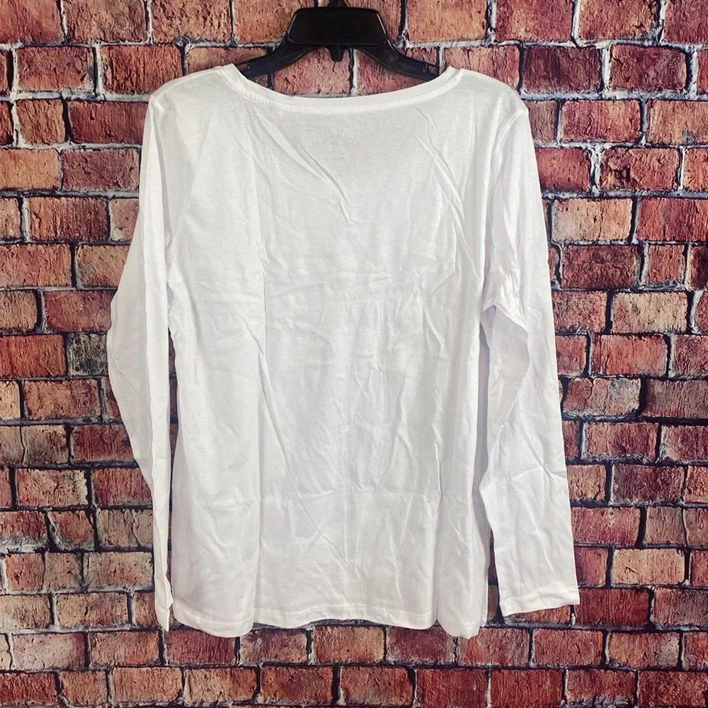 Om & Ah London "Perfectly Imperfect" Long Sleeve Tee - Picture 2 of 4